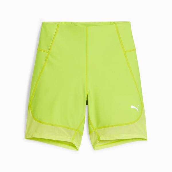 Short de course 6" RUN ULTRAFORM Femme, Lime Pow, extralarge